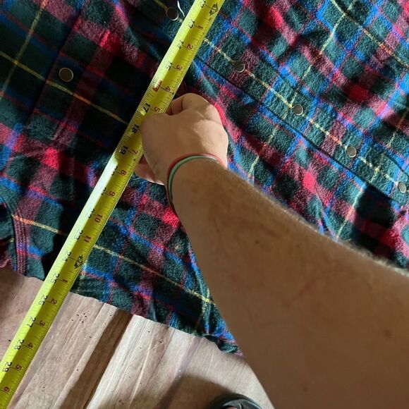 Vintage L.L. Bean Plaid Hoodie - Picture 5 of 5